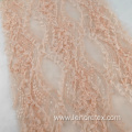 Knit Floral Lace Polyester Sequin Embroidery Mesh Fabric